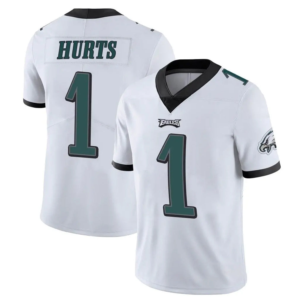 P.Eagles #1 Jalen Hurts Player White Limited Vapor Untouchable Home Game Gdoa Stitched Jerseys