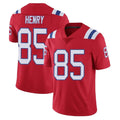 NE.Patriots #85 Hunter Henry Player Red Vapor Untouchable Home Game Gdoa Stitched Jerseys