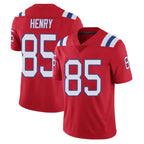 NE.Patriots #85 Hunter Henry Player Red Vapor Untouchable Home Game Gdoa Stitched Jerseys