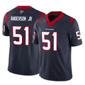 H.Texans #51 Will Anderson Jr. Player Navy Limited Vapor F.U.S.E. Home Game Gdoa Stitched Jerseys