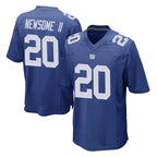 NY.Giants #20 Greg Newsome II Player Royal Home Game Gdoa Stitched Jerseys