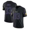M.Vikings #33 Aaron Jones Sr. Player Black Impact LImited Home Game Gdoa Stitched Jerseys