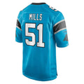 C.Panthers #51 Sam Mills Player Blue Game Gdoa Stitched Jerseys