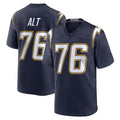 LA.Chargers #76 Joe Alt Player Navy Alternate Home Game Gdoa Stitched Jerseys