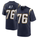 LA.Chargers #76 Joe Alt Player Navy Alternate Home Game Gdoa Stitched Jerseys