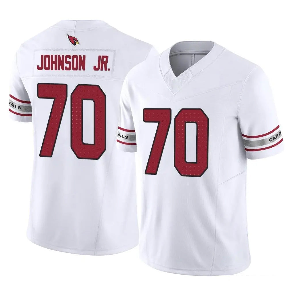 A.Cardinals #70 Paris Johnson Jr. Player White Vapor F.U.S.E. Limited Home Game Gdoa Stitched Jerseys
