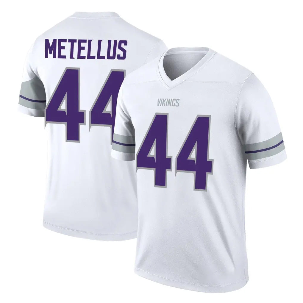M.Vikings #44 Josh Metellus Player White Alternate Legend Home Game Gdoa Stitched Jerseys