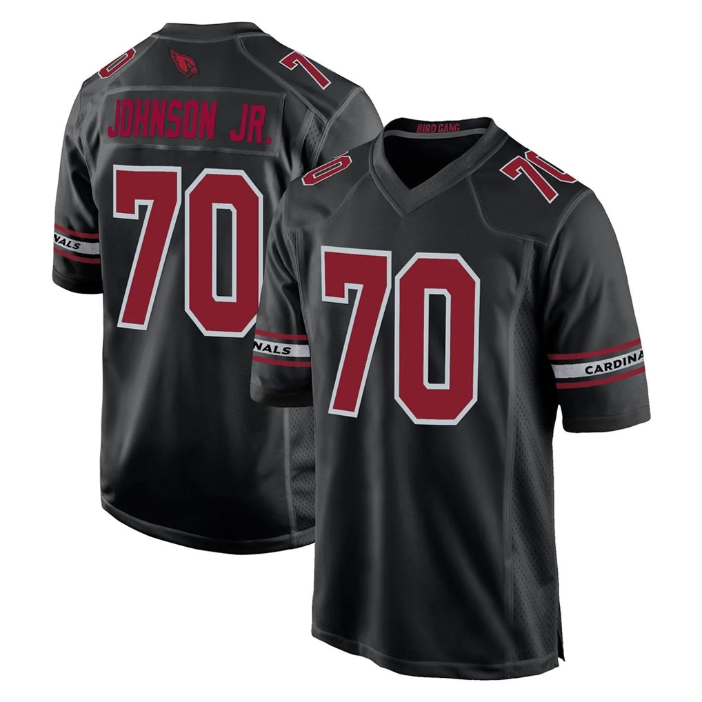 A.Cardinals #70 Paris Johnson Jr. Player Black Fashion Home Game Gdoa Stitched Jerseys