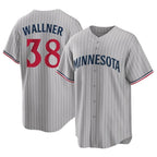 M.Twins #38 Matt Wallner Player Gray Game Limited Home Fdoa Stitched Jerseys