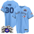 T.Blue Jays #30 Alejandro Kirk Player Blue 2025 American League All Fdoa Stitched Jerseys