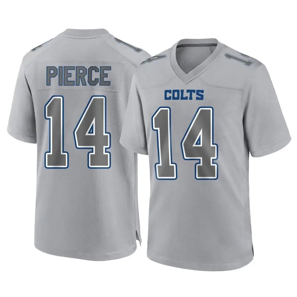 IN.Colts #14 Alec Pierce Player Gray Atmosphere Fashion Home Game Gdoa Stitched Jerseys