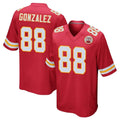 KC.Chiefs #88 Tony Gonzalez Player Red Home Game Gdoa Stitched Jerseys
