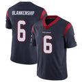 H.Texans #6 Reed Blankenship Player Navy Limited Vapor Untouchable Home Game Gdoa Stitched Jerseys