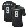 NY.Jets #9 Will McDonald IV Player Stealth Black Home Game Gdoa Stitched Jerseys