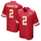 KC.Chiefs #2 Tyquan Thornton Player Red Home Game Gdoa Stitched Jerseys