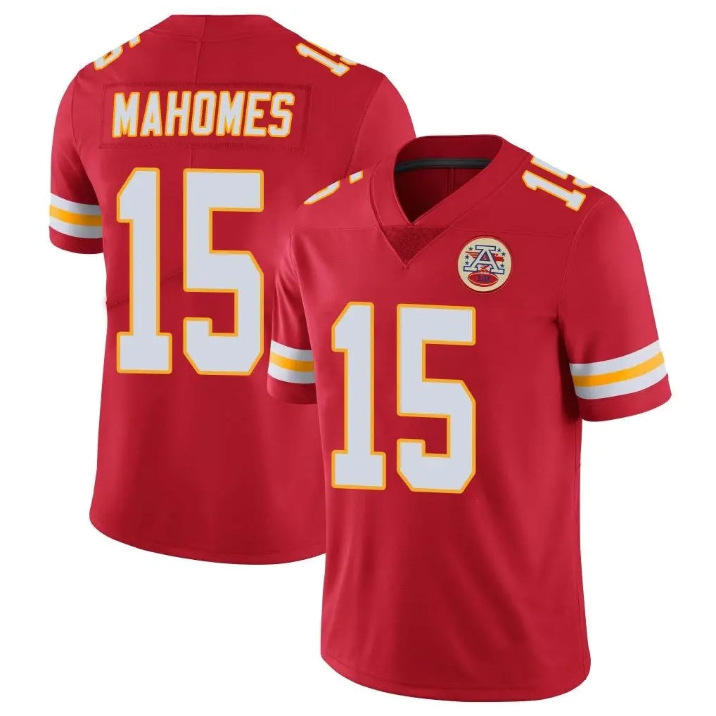 KC.Chiefs #15 Patrick Mahomes Player Red Limited Vapor Untouchable Home Game Gdoa Stitched Jerseys