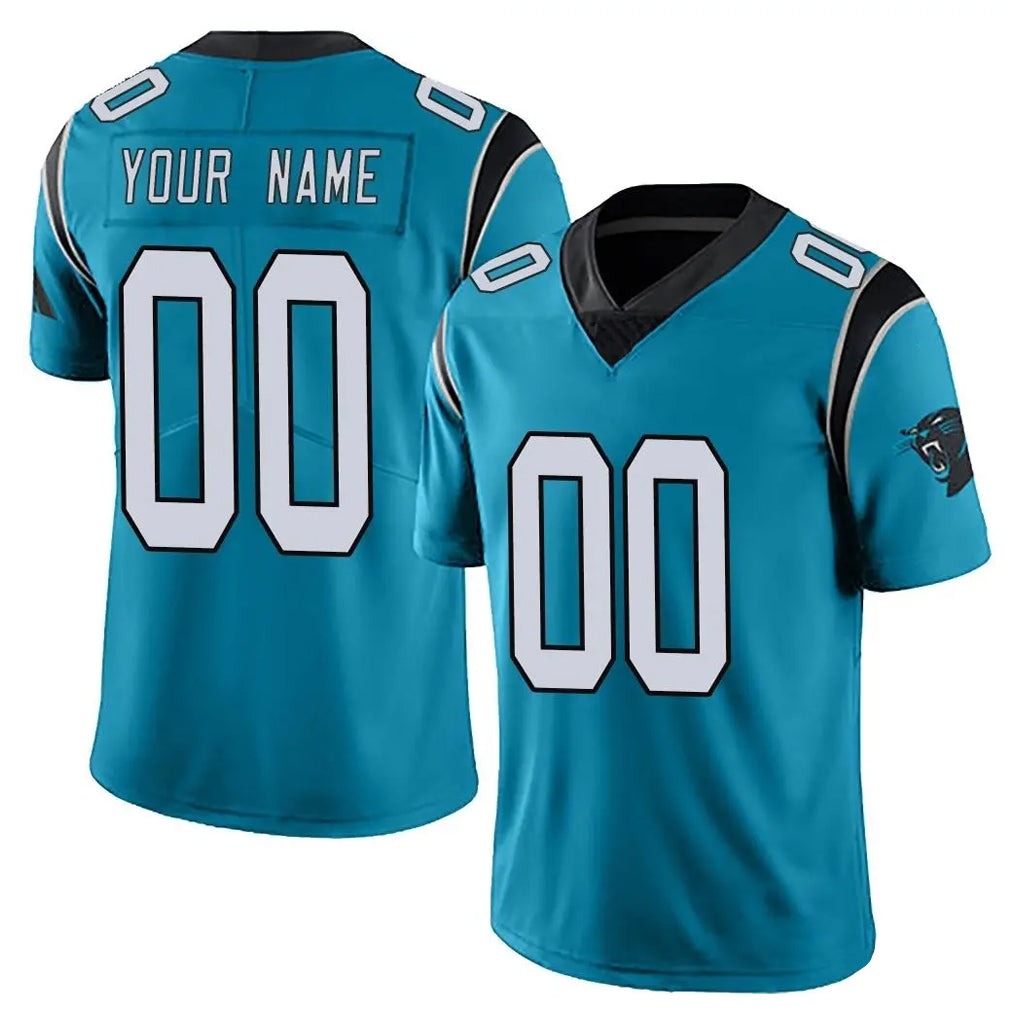 Custom C.Panthers Blue Vapor Untouchable Limited Game Any Name & Numbers Gdoa Stitched Jerseys