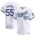 KC.Royals #55 Cole Ragans Player White Alt Limited Home Gdoa Stitched Jerseys