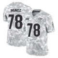 C.Bengals #78 Anthony Munoz Player Arctic Camo Salute to Service Limited Gdoa Stitched Jerseys