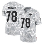 C.Bengals #78 Anthony Munoz Player Arctic Camo Salute to Service Limited Gdoa Stitched Jerseys