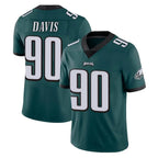 P.Eagles #90 Jordan Davis Player Team Color Green Vapor Untouchable Home Game Gdoa Stitched Jerseys