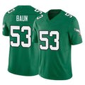 P.Eagles #53 Zack Baun Player Green Kelly Alternate Vapor F.U.S.E. Home Game Gdoa Stitched Jerseys