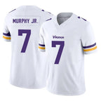 M.Vikings #7 Byron Murphy Jr. Player White Limited Vapor F.U.S.E. Home Game Gdoa Stitched Jerseys