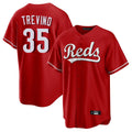 C.Reds #35 Jose Trevino Player Red Home Game Gdoa Stitched Jerseys