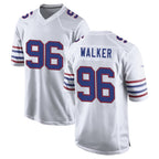 B.Bills #96 Deone Walker Player White Alternate Game Gdoa Stitched Jerseys