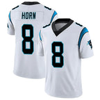C.Panthers #8 Jaycee Horn Player White Vapor Untouchable Limited Game Gdoa Stitched Jerseys