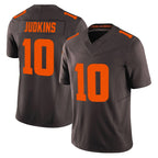 C.Browns #10 Quinshon Judkins Player Brown Limited Vapor F.U.S.E. Alternate Game Gdoa Stitched Jerseys