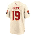 A.Cardinals #19 Carson Beck Player Cream Rivalries Collection Game Gdoa Stitched Jerseys