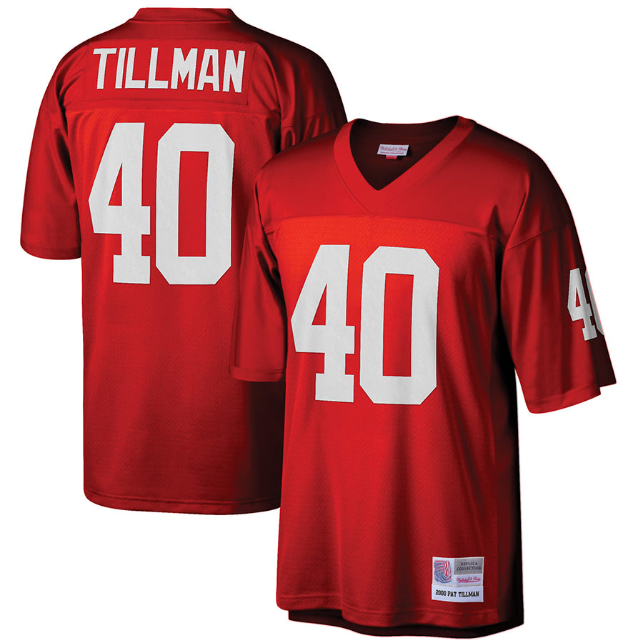 A.Cardinals #40 Pat Tillman Player Mitchell & Ness Cardinal Legacy Replica Gdoa Stitched Jerseys