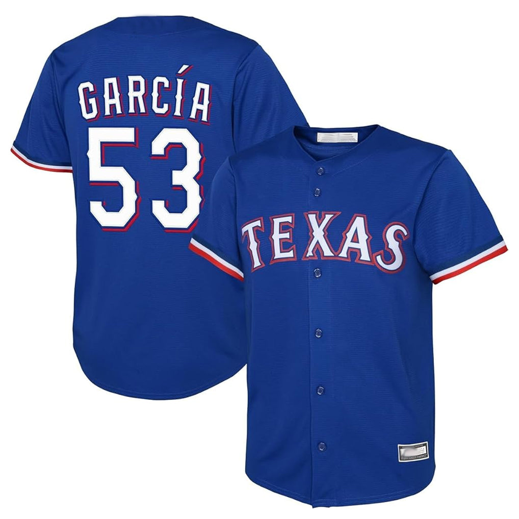 T.Rangers #53 Adolis Garcia Player Royal Home Limited Fdoa Stitched Jerseys
