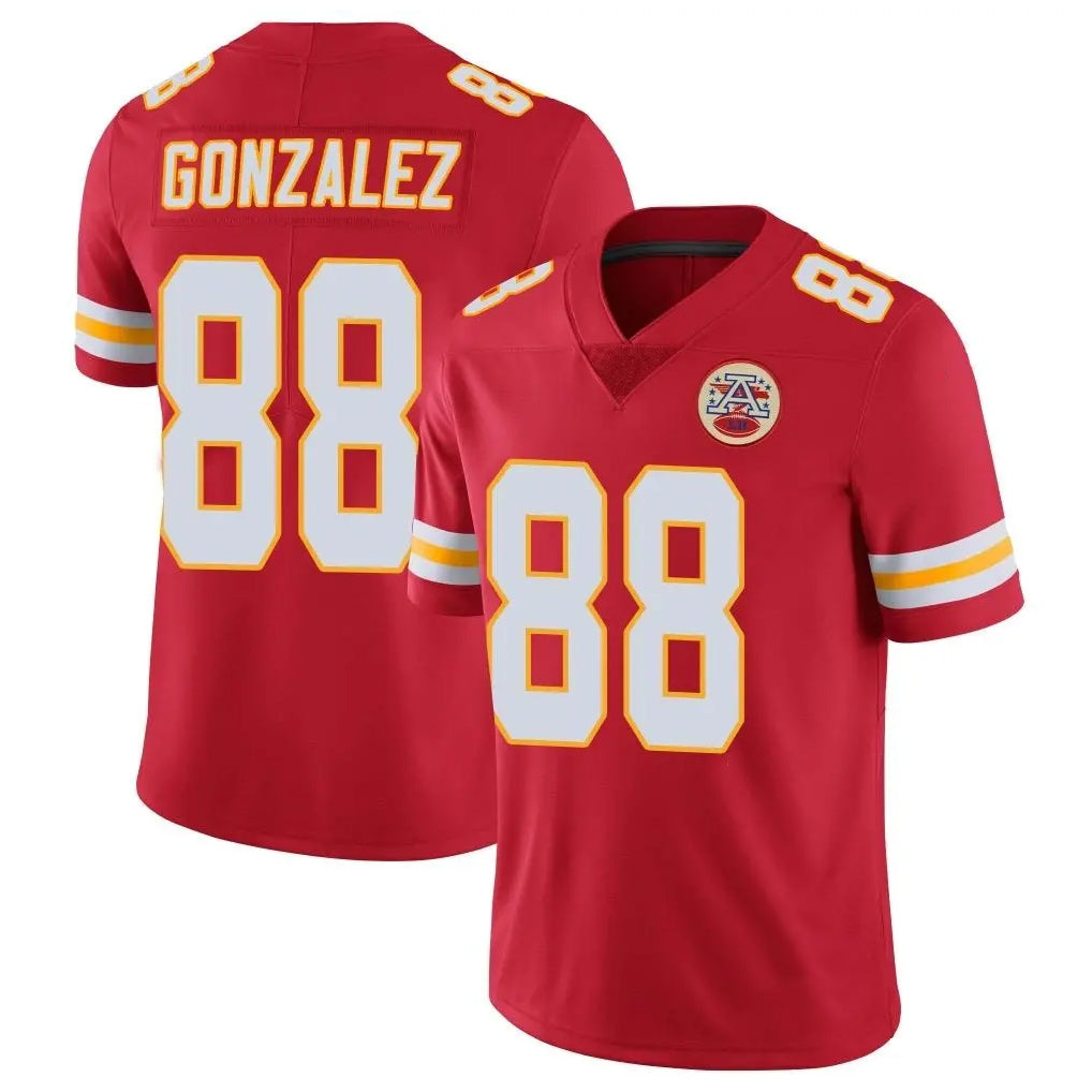 KC.Chiefs #88 Tony Gonzalez Player Red Limited Vapor Untouchable Home Game Gdoa Stitched Jerseys
