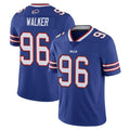 B.Bills #96 Deone Walker Player Royal Vapor Untouchable Limited Gdoa Stitched Jerseys