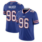 B.Bills #96 Deone Walker Player Royal Vapor Untouchable Limited Gdoa Stitched Jerseys