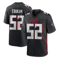 A.Falcons #52 Samson Ebukam Player Black Home Game Gdoa Stitched Jerseys