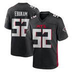 A.Falcons #52 Samson Ebukam Player Black Home Game Gdoa Stitched Jerseys