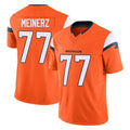 D.Broncos #77 Quinn Meinerz Player Orange Vapor F.U.S.E. Limited Home Game Gdoa Stitched Jerseys