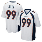 D.Broncos #99 Zach Allen Player White Game Gdoa Stitched Jerseys