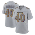 B.Ravens #40 Teddye Buchanan Player Gray Color Rush Vapor Untouchable Game Gdoa Stitched Jerseys