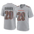 C.Bengals #29 Kyle Dugger Player Gray Atmosphere Fashion Game Gdoa Stitched Jerseys