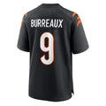 C.Bengals #9 Joe Burrow Player Black Home Game Gdoa Stitched Jerseys