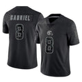 C.Browns #8 Dillon Gabriel Player Black Reflective Home Game Gdoa Stitched Jerseys