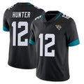 J.Jaguars #12 Travis Hunter Player Black Vapor Untouchable Limited Home Game Gdoa Stitched Jerseys