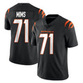 C.Bengals #71 Amarius Mims Player Black Vapor Untouchable Limited Home Game Gdoa Stitched Jerseys