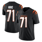 C.Bengals #71 Amarius Mims Player Black Vapor Untouchable Limited Home Game Gdoa Stitched Jerseys