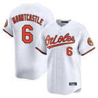 B.Orioles #6 Ryan Mountcastle Player White Limited Home Game Gdoa Stitched Jerseys