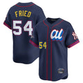 NY.Yankees #54 Max Fried Player Navy All Star Limited Home Fdoa Stitched Jerseys